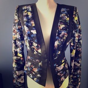 BCBG Floral print blazer/jacket
